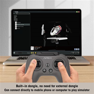 RC ռադիոհաղորդիչ Elrs 2.4G-ն աջակցում է FPV սիմուլյատորներին